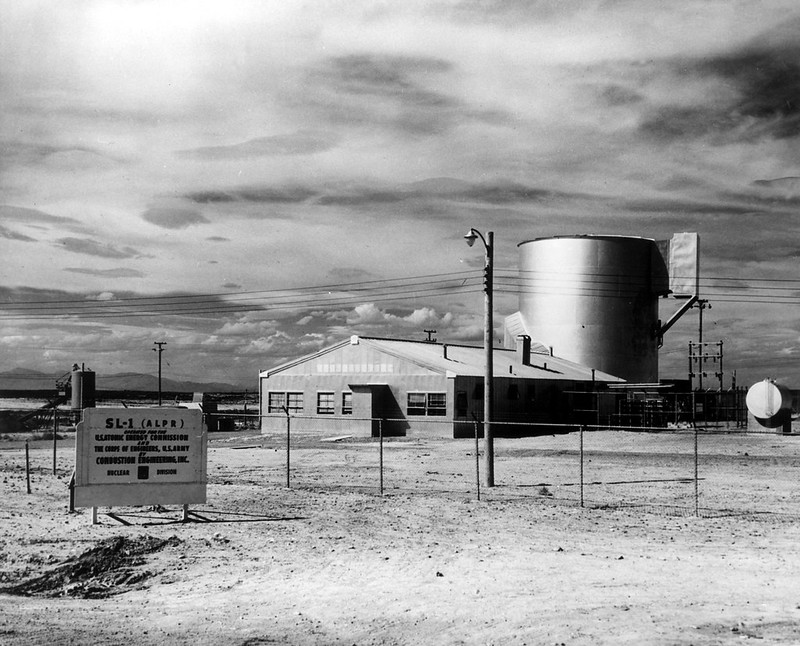 Picture of the SL-1 nuclear reactor in Idaho before the accident