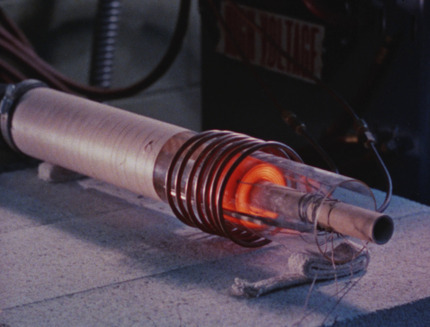 Fuel element testing with induction heating in Evandale