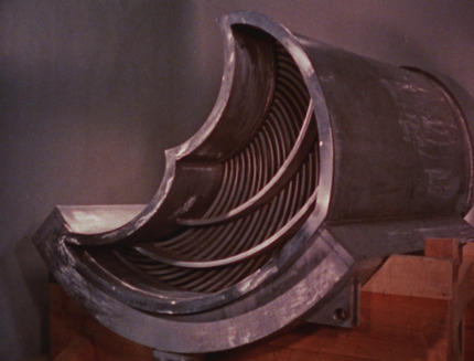 Quarter section radiator model for the indirect nuclear engine