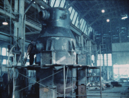 Reactor vessel fabrication at Pacific Coast Engineering Co in San Francisco 