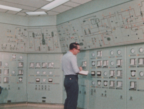 Control room of HWCTR