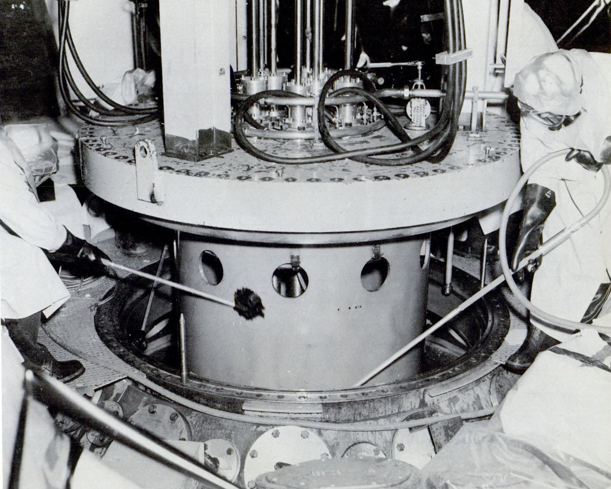 Westinghouse Test Reactor opened up and cleaned